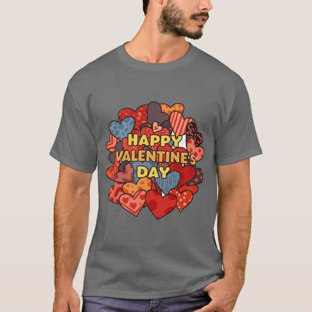CAMISETA FELIZ DÍA DE VALENTINE (Anverso)
