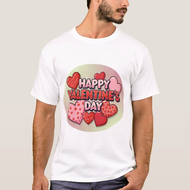 CAMISETA FELIZ DÍA DE VALENTINE (Anverso)
