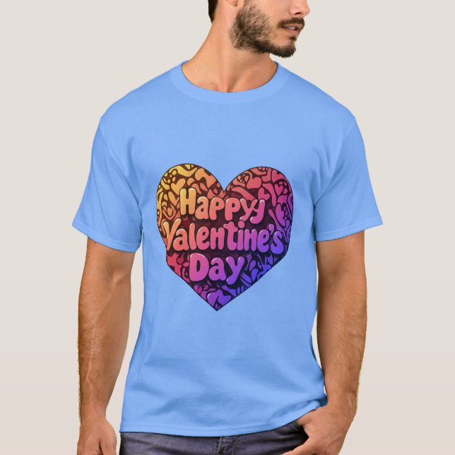 CAMISETA FELIZ DÍA DE VALENTINE (Anverso)
