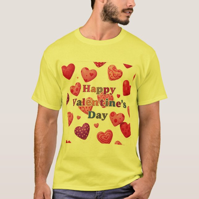 CAMISETA FELIZ DÍA DE VALENTINE (Anverso)