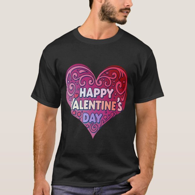 CAMISETA FELIZ DÍA DE VALENTINE (Anverso)