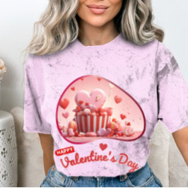 Camiseta Feliz Día de Velentine - Afecto romántico
