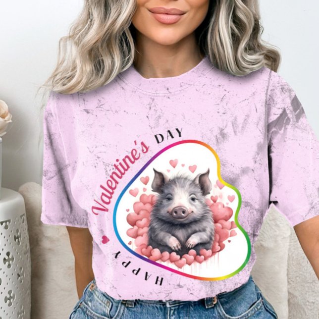 Camiseta Feliz Día de Velentine - Amantemorosamente unido (Subido por el creador)