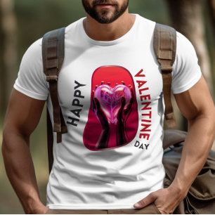 Camiseta Feliz Día de Velentine - amor a los corazones devo