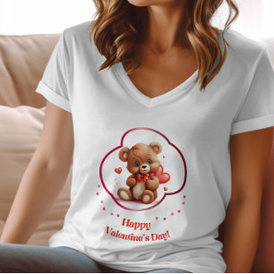 Camiseta Feliz Día de Velentine - Coraje