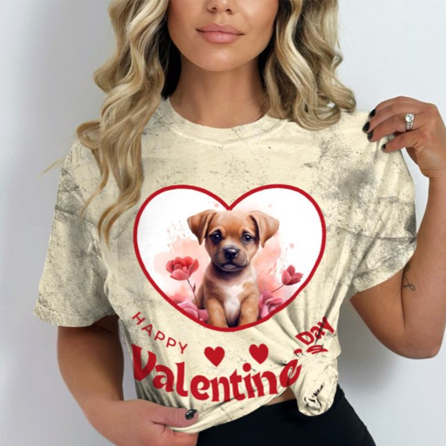 Camiseta Feliz Día de Velentine - El arrebato del corazón (Subido por el creador)