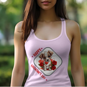 Camiseta Feliz Día de Velentine - Encantado afecto