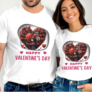 Camiseta Feliz Día de Velentine - Intensidad