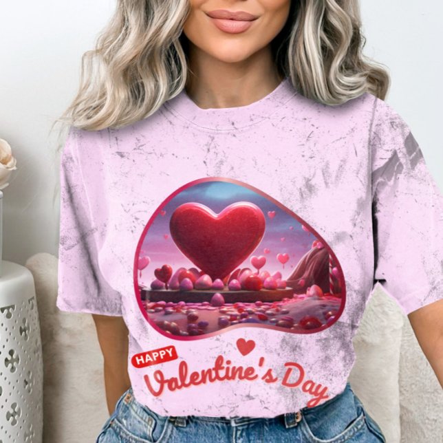 Camiseta Feliz Día de Velentine - Madera (Subido por el creador)