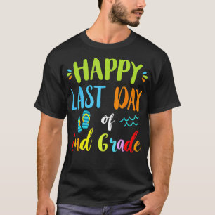 Camiseta Feliz Día De Verano De 2º Grado Regalo De Vacacion