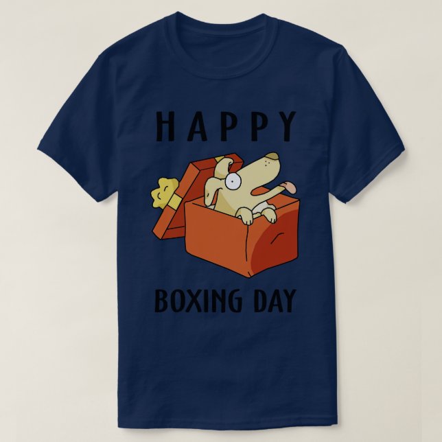 Camiseta Feliz Día del Boxeo (Diseño del anverso)