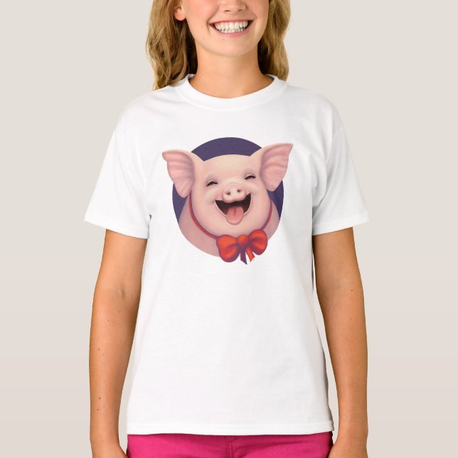 Camiseta ¡Feliz Día del Cerdo! (Anverso)
