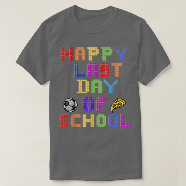 Camiseta Feliz Día Del Colegio Cita Regalo Pizza Ball946 (Diseño del anverso)