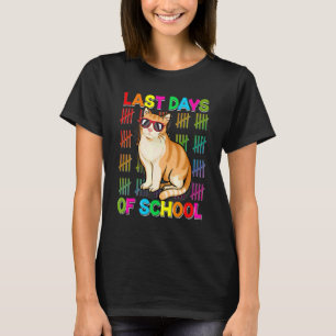 Camiseta Feliz Día Del Colegio De Niños Gatos Chicas Gradua