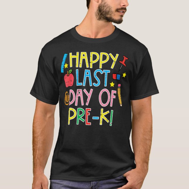 Camiseta Feliz Día Del Colegio De Profesores De Preescolar  (Anverso)