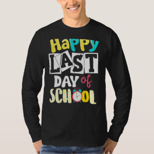 Camiseta Feliz Día Del Colegio Niños Chicas Niños Graduados