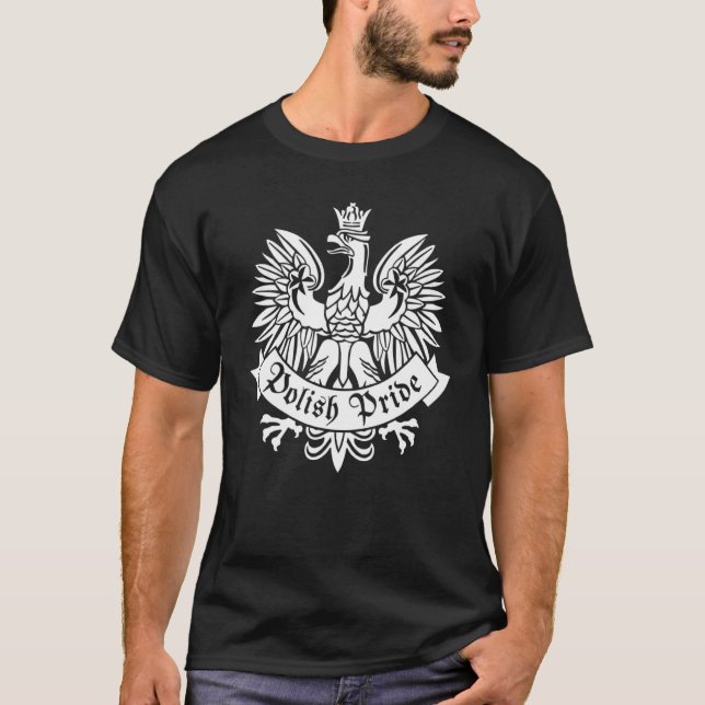 Camiseta Feliz Día del Dingus Polska Orgullo Polaco Águila  (Anverso)