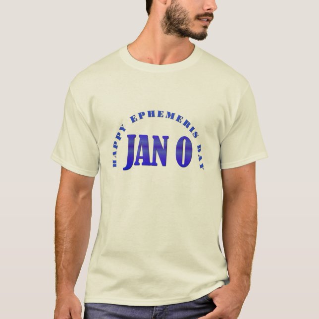 Camiseta Feliz Día del Efímero - Enero 0 (Anverso)