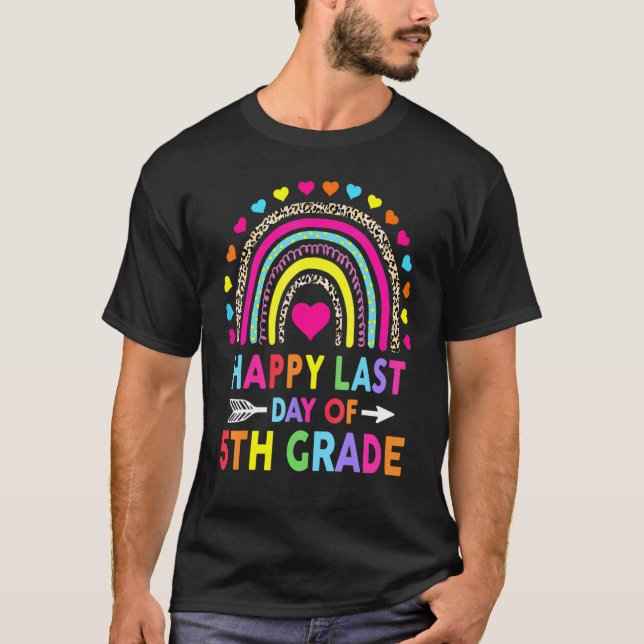 Camiseta Feliz Día Del Estudiante De 5º Gradua (Anverso)