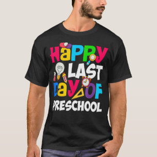 Camiseta Feliz Día Del Estudiante De Preescolar Gradua