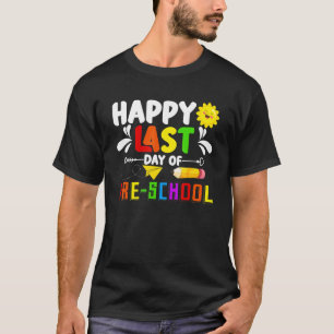 Camiseta Feliz Día Del Graduado De Preescolar
