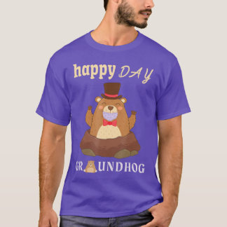 Camiseta Feliz Día del Groundhog 2021 regalo divertido 1