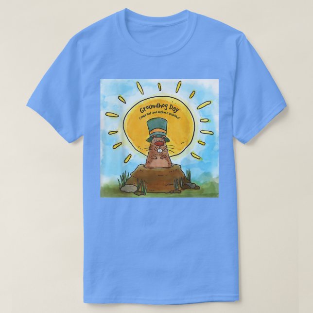 Camiseta Feliz Día del Groundhog 2 de febrero Phil (Diseño del anverso)