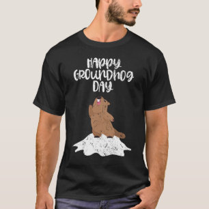 Camiseta Feliz Día del Groundhog Gracioso regalo para la ce