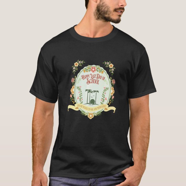 Camiseta Feliz Día Del Libro De Historias Escolares (Anverso)