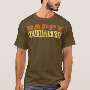 Camiseta Feliz Día del Maestro Vintage Retro Textos