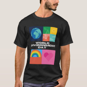 Camiseta Feliz Día del Medio Ambiente Nuestro Planeta