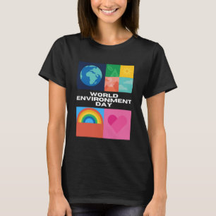 Camiseta Feliz Día del Medio Ambiente Nuestro Planeta