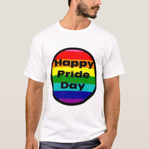 Camiseta Feliz Día del Orgullo Gay