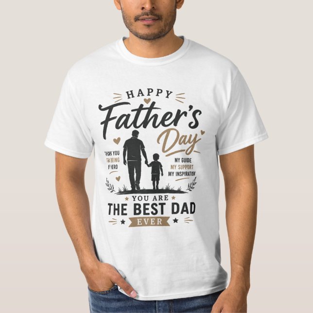 Camiseta Feliz Día del Padre (Anverso)