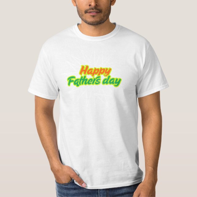 Camiseta feliz día del padre (Anverso)