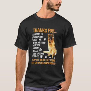 Camiseta Feliz Día del Padre 2021 Padre Perro Pastor Alemán