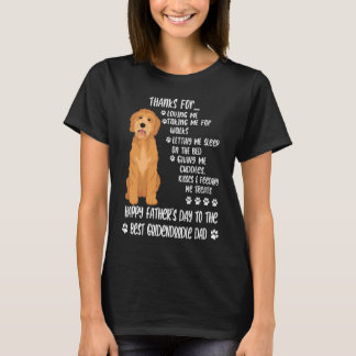 Camiseta Feliz Día del Padre 2021 perro de papá de Goldendo