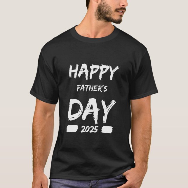 Camiseta feliz Día del Padre 2025 (Anverso)