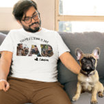 Camiseta Feliz Día del Padre a través de la plantilla de fo<br><div class="desc">Este diseño se puede personalizar eligiendo la opción Editar diseño. También puede transferir a otros artículos. Póngase en contacto conmigo en colorflowcreations@gmail.com o utilice la opción de chat en la parte superior de la página si desea tener este diseño en otro producto o necesita ayuda con este diseño. Ver más...</div>
