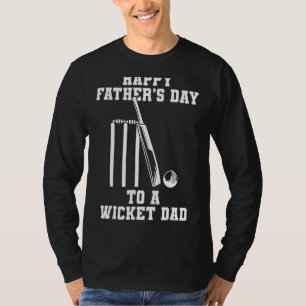 Camiseta Feliz Día Del Padre Al Cricket De Wicket Dad