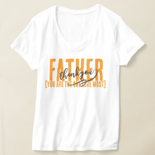 Camiseta Feliz Día del Padre Carta Vintage y Abuelo