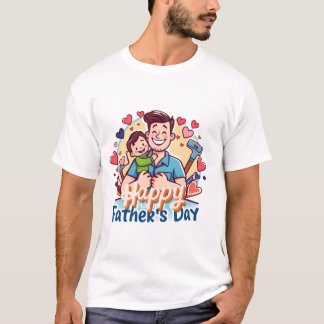 Camiseta Feliz Día del Padre como padre como hijo