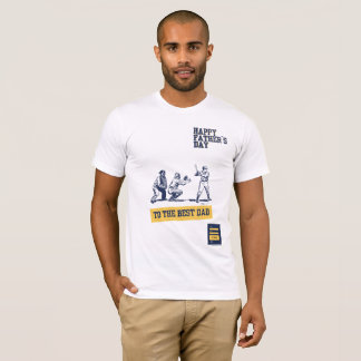 Camiseta Feliz Día del Padre el mejor regalo de papá