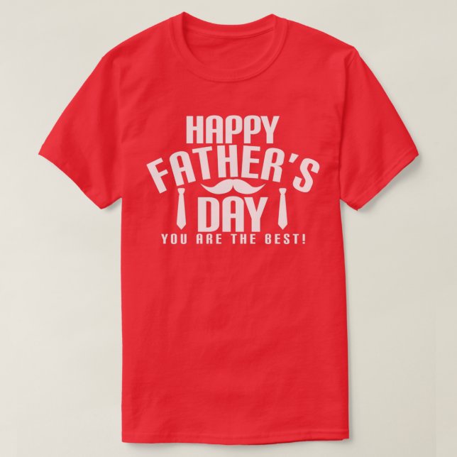 Camiseta Feliz Día del Padre Eres el Mejor Funny Bearde (Diseño del anverso)