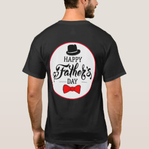 Camiseta Feliz Día del Padre Gorra y empate