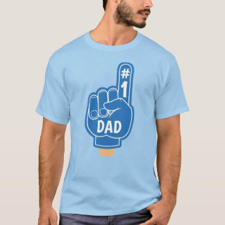 Camiseta Feliz Día del Padre Guay Retro Blue Mejor Papá