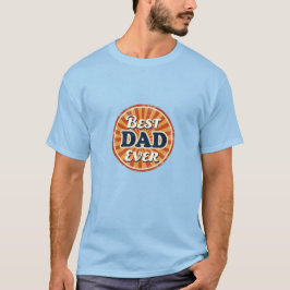 Camiseta Feliz Día del Padre - Insignia retro