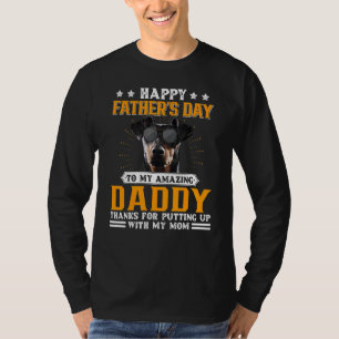 Camiseta Feliz Día del Padre Manchester Terrier Dog Dad