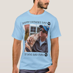 Camiseta Feliz Día del Padre, mejor foto del Personalizado