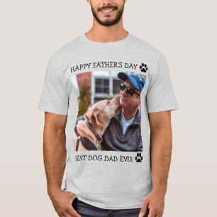 Camiseta Feliz Día del Padre, mejor foto del Personalizado